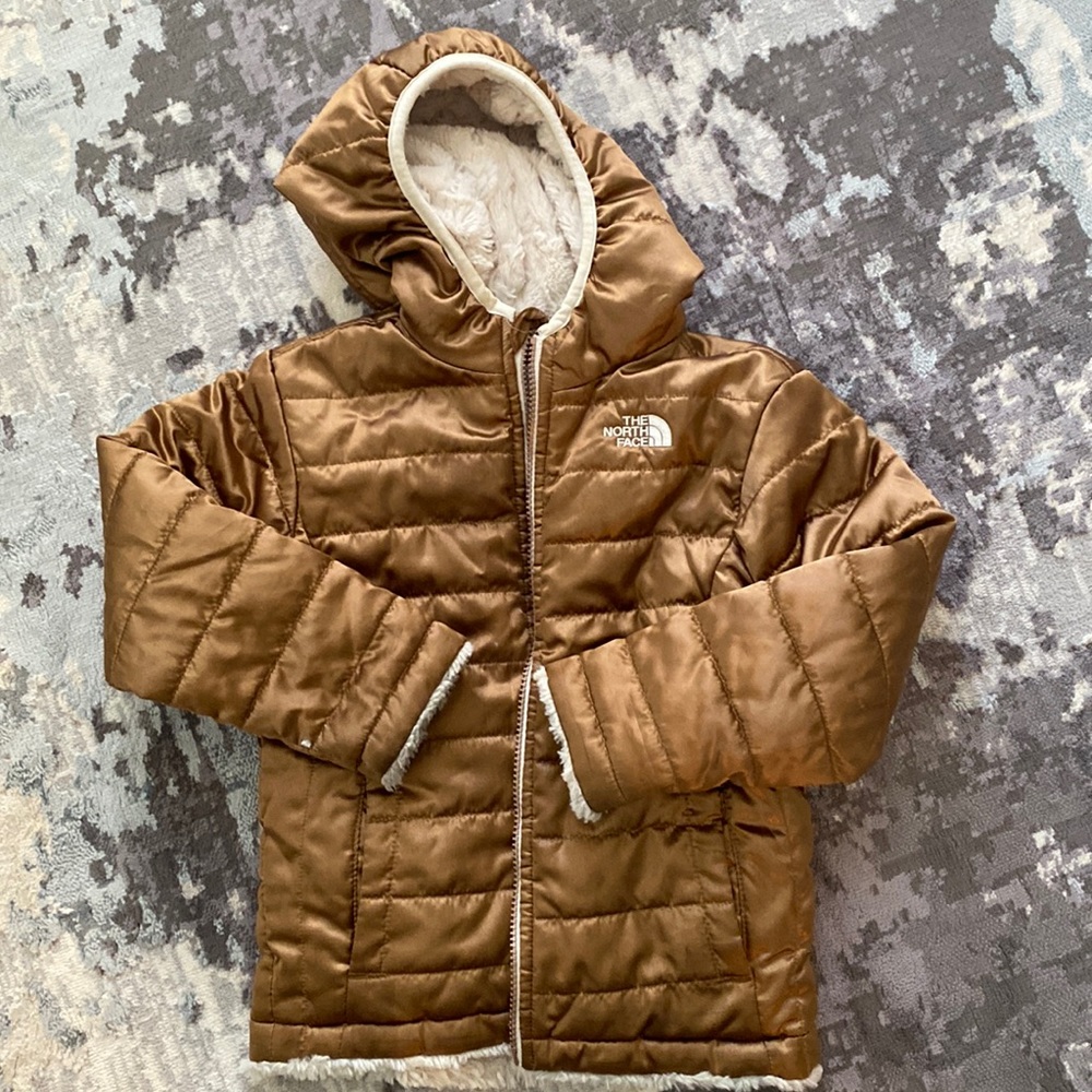 Reversible north face toddler jacket